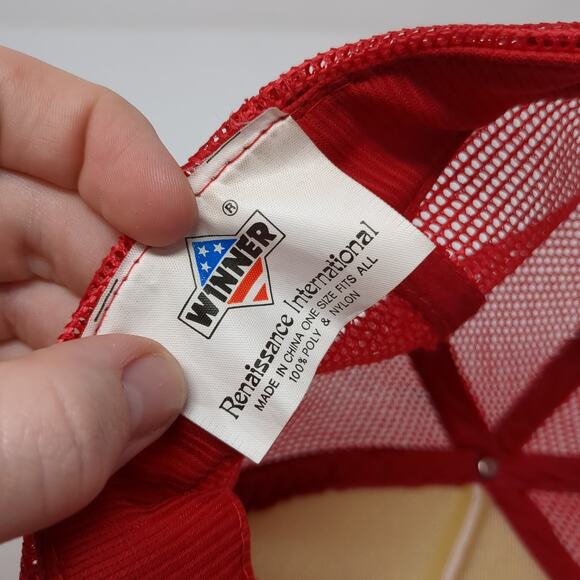 Four Wheeler Magazine Trucker Hat Red One Size Adjustable Mesh Back Rope Winner - Picture 10 of 10